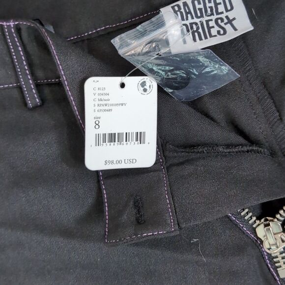 The Ragged Priest The Drop Out Wide Leg Chains Pants Sz 12 NWT - Picture 6 of 12